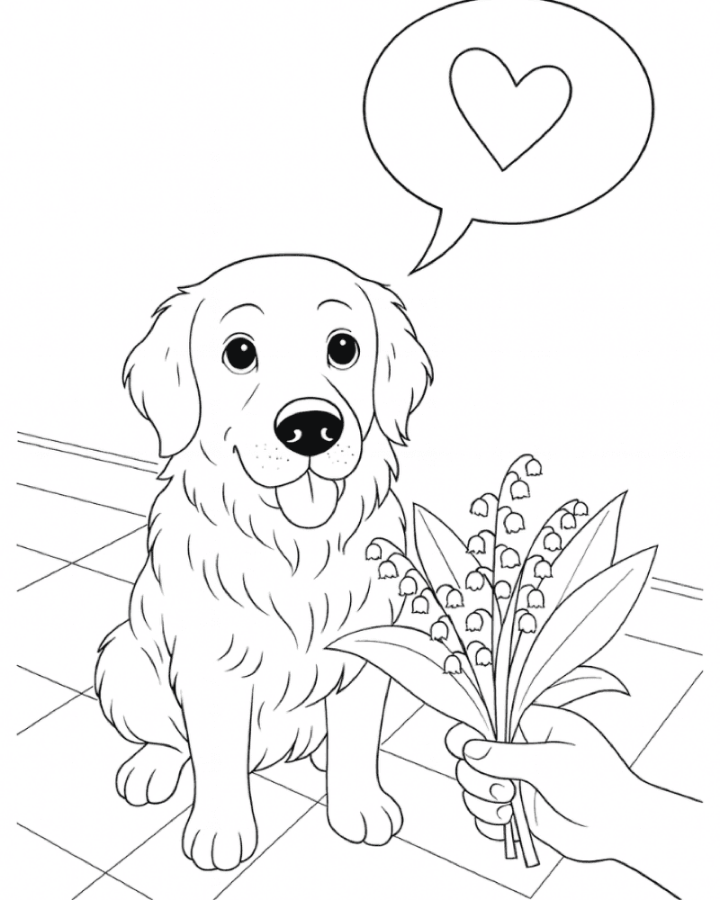 Page de coloriage issue de Regard de filou